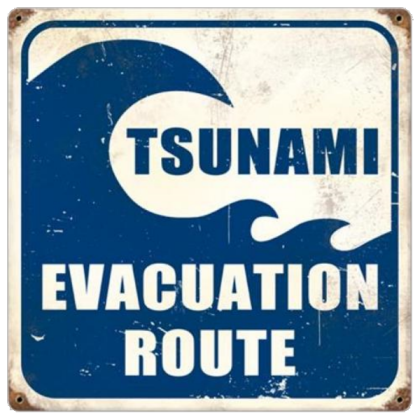 Tsunami sign Roblox decal