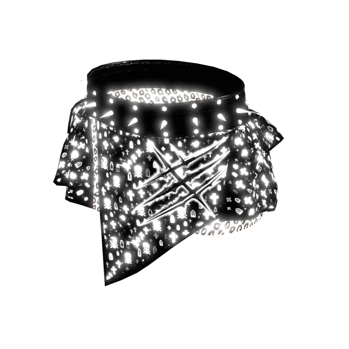 Glowing Punk Studded Mini Skirt White[MAX]