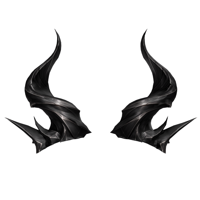 Black Demon Horns
