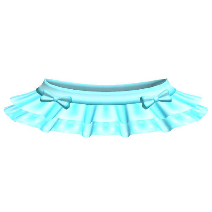 ♡꒱ cutesy kawaii teal tutu skirt