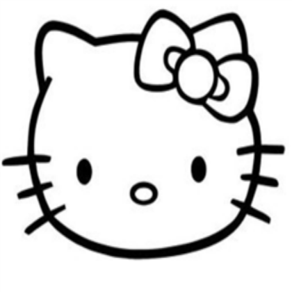 Hello Kitty Bow Template Roblox decal