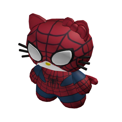 Cartoony Spider Kitty Plushie Cat Holdable thumbnail