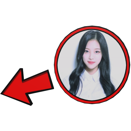 HyunJin Pointing Meme Circle Loona