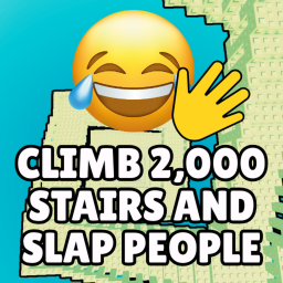 Climb 2,000 Stairs And Slap People ✋😂 icon