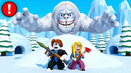 YETI'S ICE VILLAGE RUN! 🧊 (OBBY)
