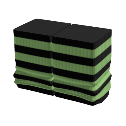 green striped leg warmers thumbnail