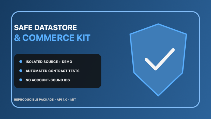 Safe DataStore & Commerce Kit preview 1