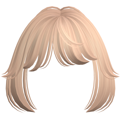 Cute Messy Anime Bangs ( Blonde ) Roblox item