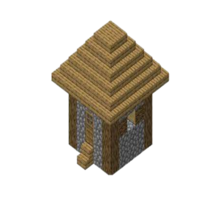 Minecraft Villager House Roblox decal