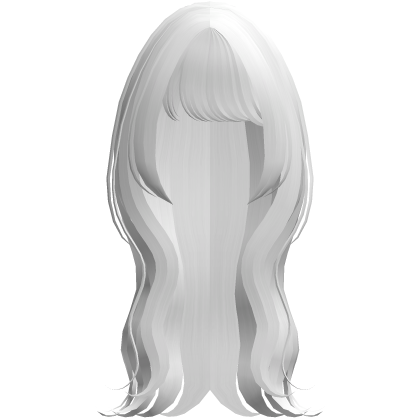 sweet silky princess dolly curly hair white Roblox item
