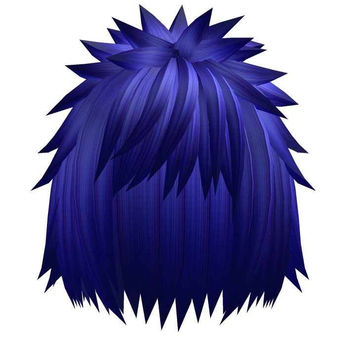Spiky Anime Boy Hair (Blue)
