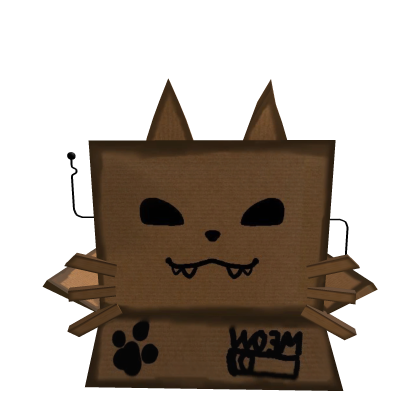 Helperbot Cat Meow cardboard - Forsaken