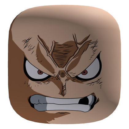 Luffy Snakeman Face