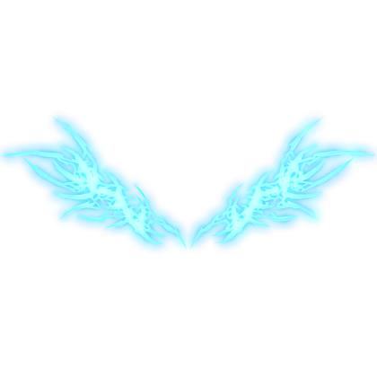 Glowing Cyber sigil Wings (Blue)