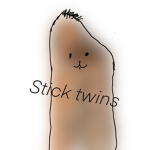 Stick twins