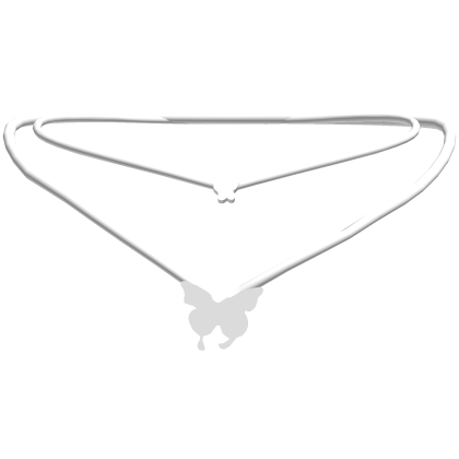 Simple Butterfly Drippy Necklace