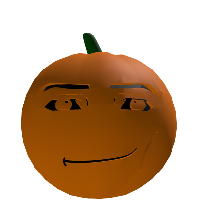 Pumpkin Head Man Face Roblox item