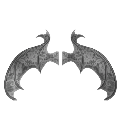 Gothic Lace Wings White Roblox item