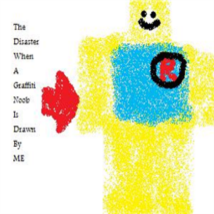 The Graffiti Noob Disaster Roblox decal