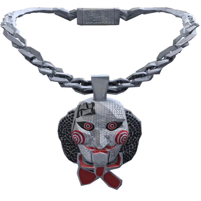 Iced Out Hip Hop Saw Horror Halloween Chain 1.0
