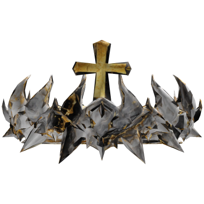 Demonic Gold Cross Crown