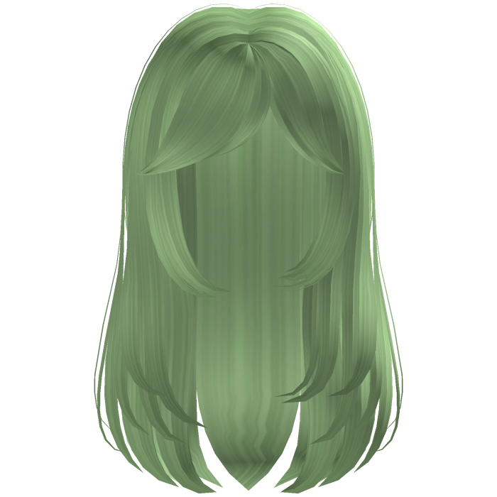 Wispy Wavy Casual Hair (Green)