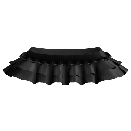 layered ruffle mini skirt black 3.0 blush