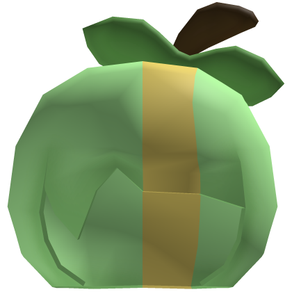 Cute Low Poly Green Apple Hair Roblox item