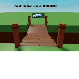 Just drive on a bridge icon