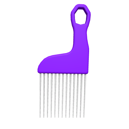 Purple Hair Pick Top Roblox item