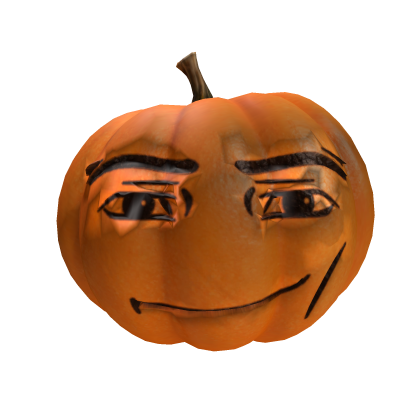 Halloween Man Face Pumpkin