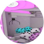 Fuzzy Dice Roblox badge thumbnail