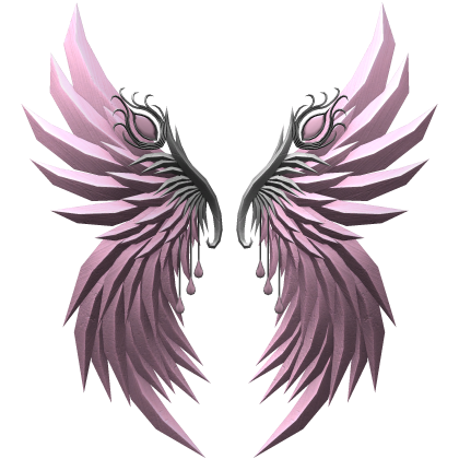 Celestial Angel Wings In Pastel Pink & Silver Roblox item