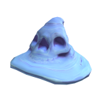 Spectral Skull Wizard Hat