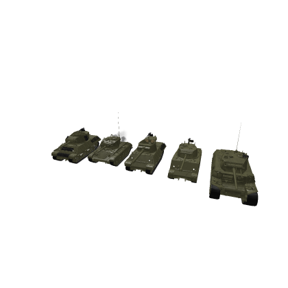 American WW2 Tanks ############