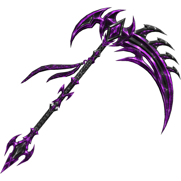 Purple and Black Soul Snatcher Scythe