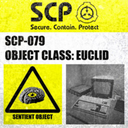 SCP-079 sign Roblox decal