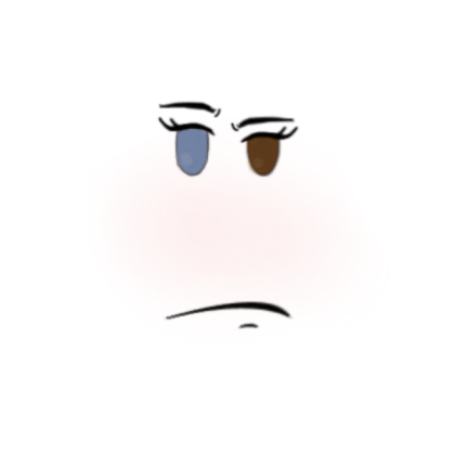 Blue Brown eyes Roblox decal