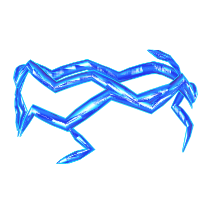 Electric Blue Lightning Sparks - Head