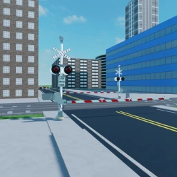 Mess around at a level crossing with btools icon