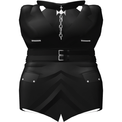 Black Gothic Asymmetric Tailored Set Roblox item