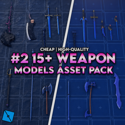 15x Weapon Models Pack 2
