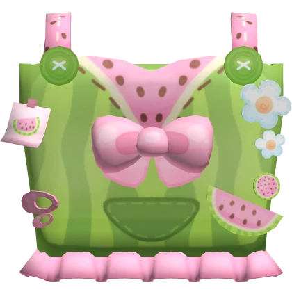 ♡ cute harajuku pink watermelon corset | Roblox Item