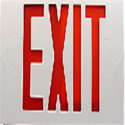 Exit Sign Roblox decal
