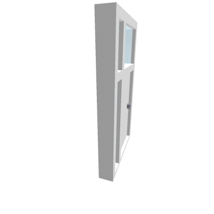 White Modern Home Door