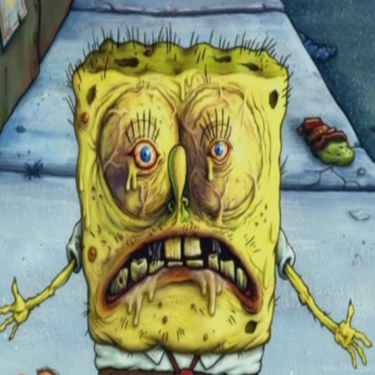 scary spongebob Roblox decal