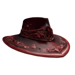 (CODE: R30) Crimson Baron Fedora