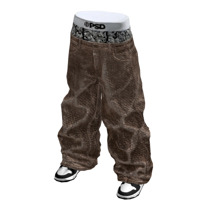 Brown PDS Boxer Saggy Jeans 