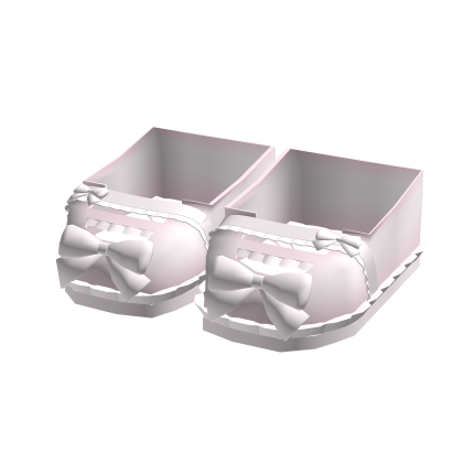 ♡ kawaii laced slippers in pink