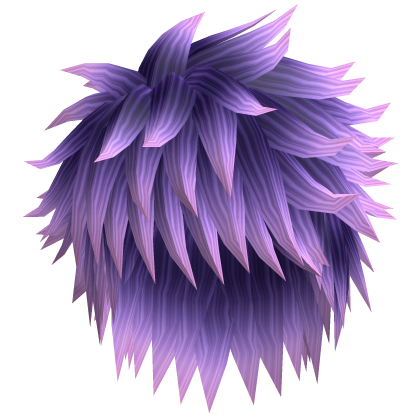 Vkei Spiky Messy Hair (Galaxy Purple)
